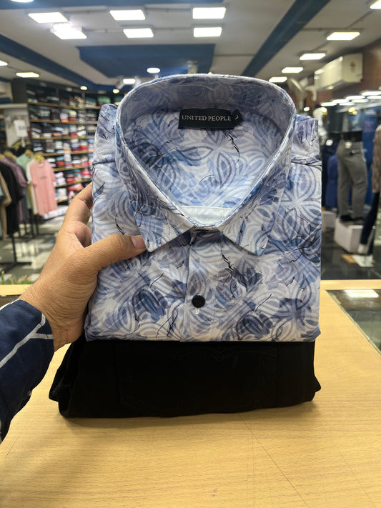 Printed shirt With Jeans Combo